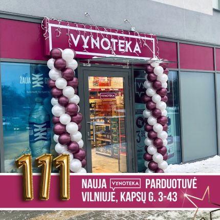 Vilniuje atsidarė nauja, 111-ta „Vynoteka“!
