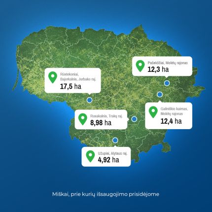 "Žalia giria" jau prisidėjo prie 5 miškų išsaugojimo